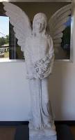Angel Holding Flowers Statue 